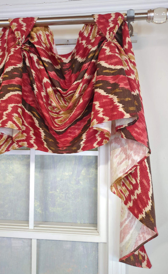 Ikat Spice Victory Swag Valance