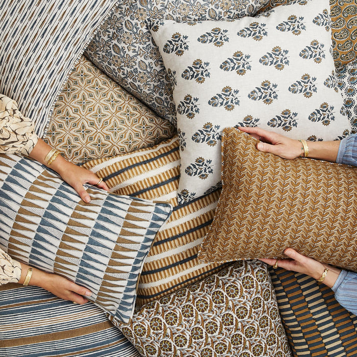 Izapa Walnut Square Pillow