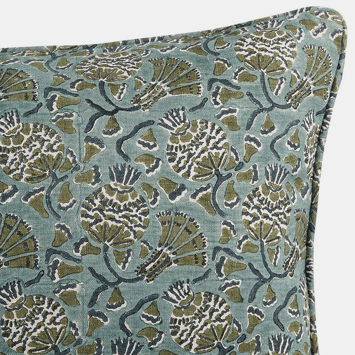 Iznik Slate Lumbar Pillow