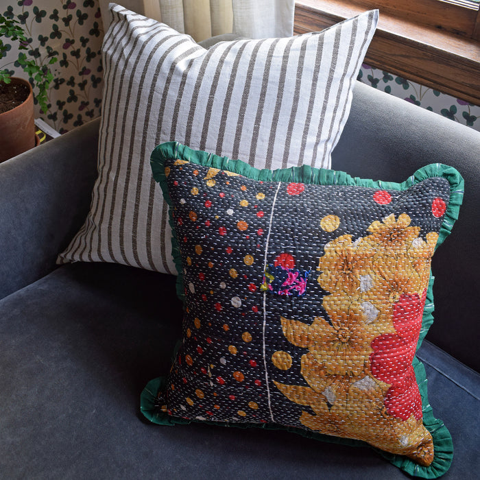 Kythira Cocoa Square Pillow
