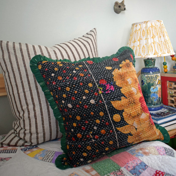 Kythira Cocoa Square Pillow