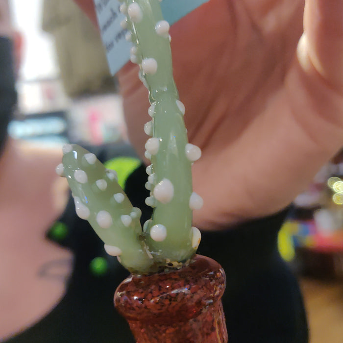 Large Cactus Pendant NECKLACE by W.C. Glass