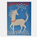 Large Card: Happy Birthday with Unicorn - Collyer's Mansion