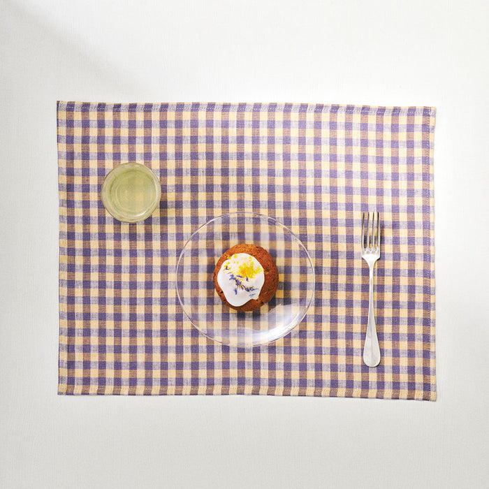 Linen Placemat in Phil Check