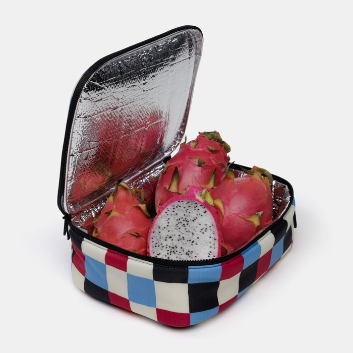 Lunch Box in Painted Check
