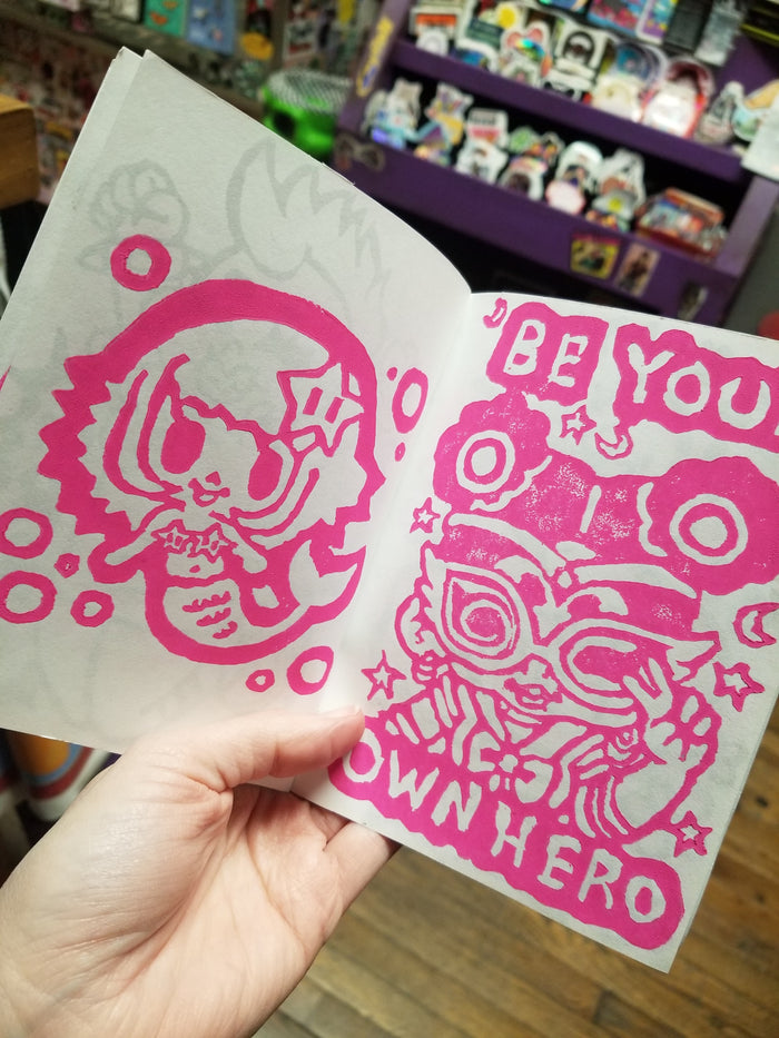 Make Art Not War: A Block Print ZINE by Riot NJ
