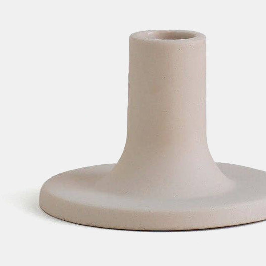 Matte Taper Holder in Sand