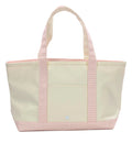 MEDIUM TOTE - COATED CANVAS GINGHAM TAFFY TRIM