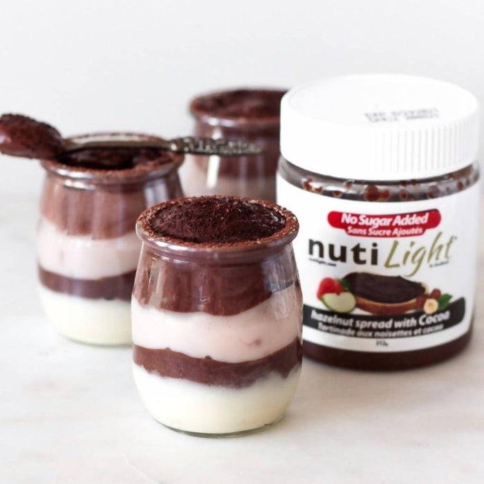 Nutilight Hazelnut Spread with Cocoa. Coconut Oil