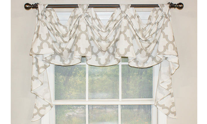Ogee Victory Swag Valance