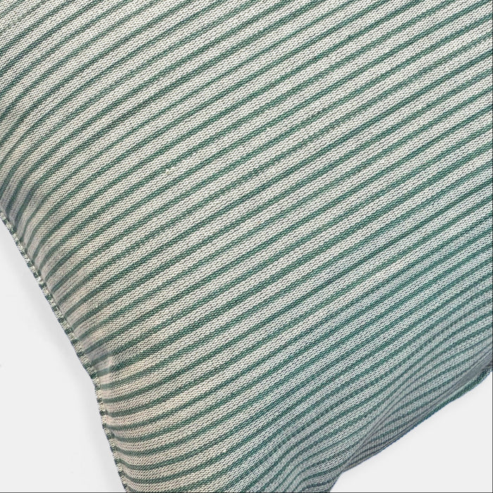 Olive Thin Stripe Lumbar Pillow