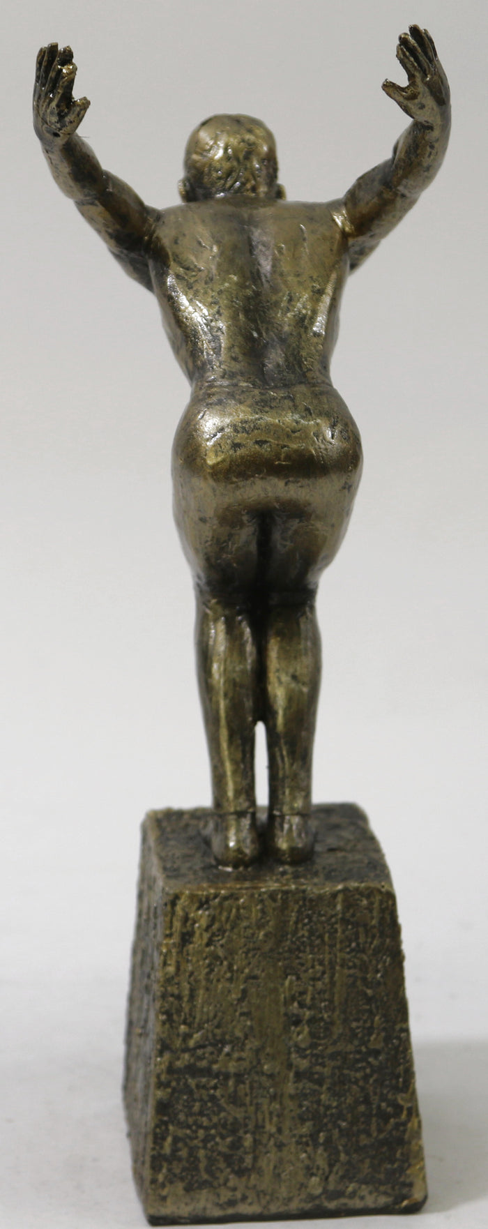 Olympic Man Athlete Swimmer Male Muscular Diver Diving Bronze Sculpture Statue