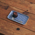 Paule Blue Gingham Tray - Collyer's Mansion