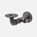 Pipe Brackets Cast Iron 170x95mm (Pair)