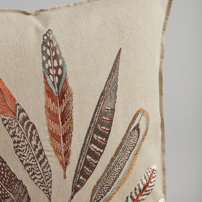 Plumes Fan Square Pillow