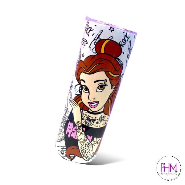 Punk Rock Belle Yellow Hair Tumbler - Gifts