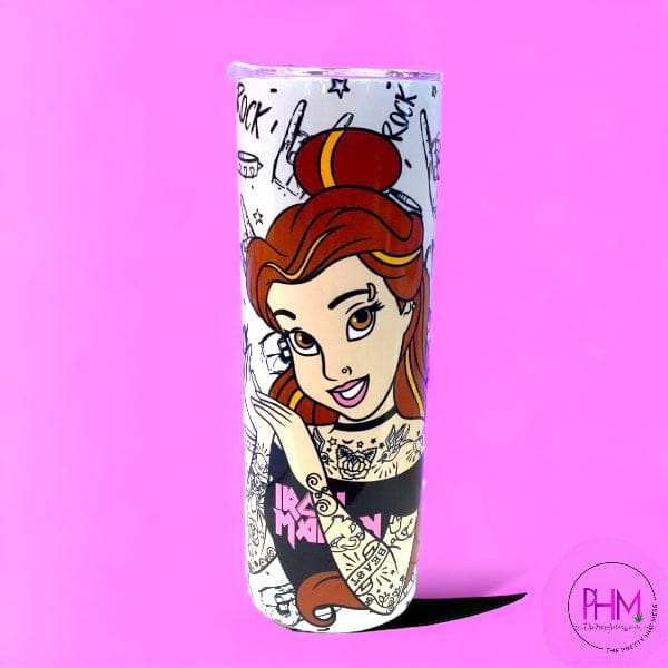Punk Rock Belle Yellow Hair Tumbler - Gifts
