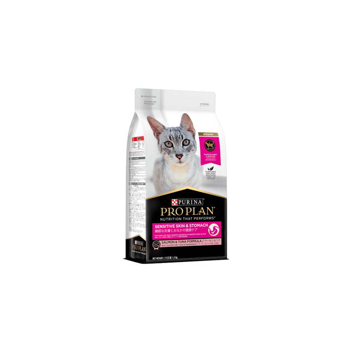 Purina Pro Plan Sensitive Skin & Stomach Salmon & Tuna Dry Cat Food 1.5kg