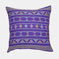 Purple Handwoven Square Pillow