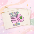 Rise and Grind Stoner Makeup Bag