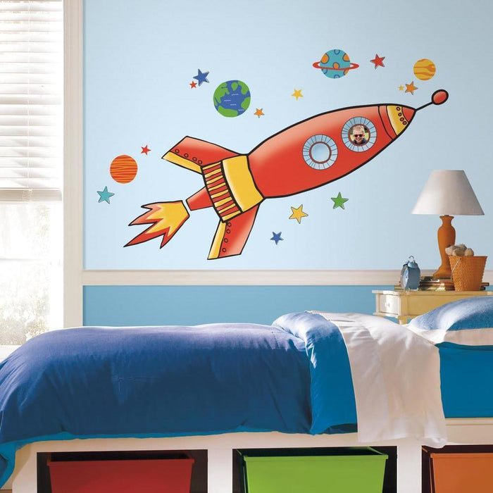 ROCKET PEEL AND STICK GIANT WALL DECALS