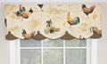 Rooster Strut Petticoat Valance