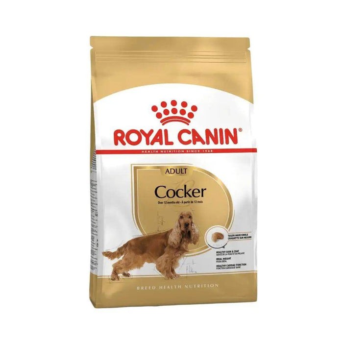 Royal Canin Breed Health Nutrition Cocker Spaniel Adult Dry Dog Food 12kg - Petworld