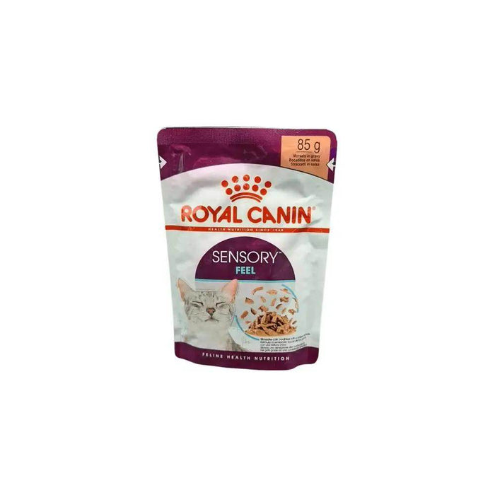 Royal Canin Sensory Feel in Gravy Wet Cat Food 85g Pack of 12 - Petworld