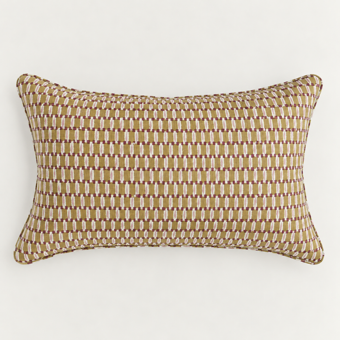Rumi Moonflower Lumbar Pillow