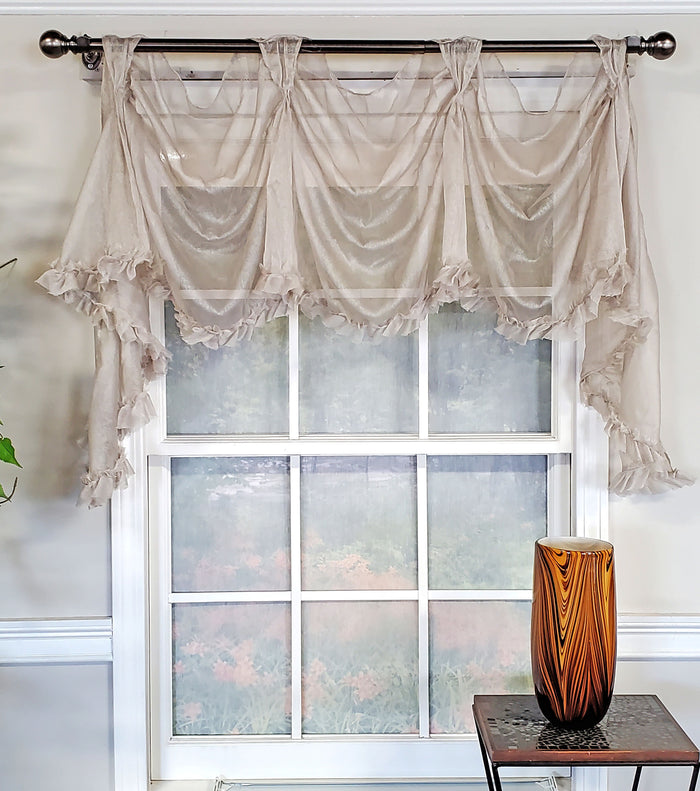 Shabby Chic Victory Swag Valance