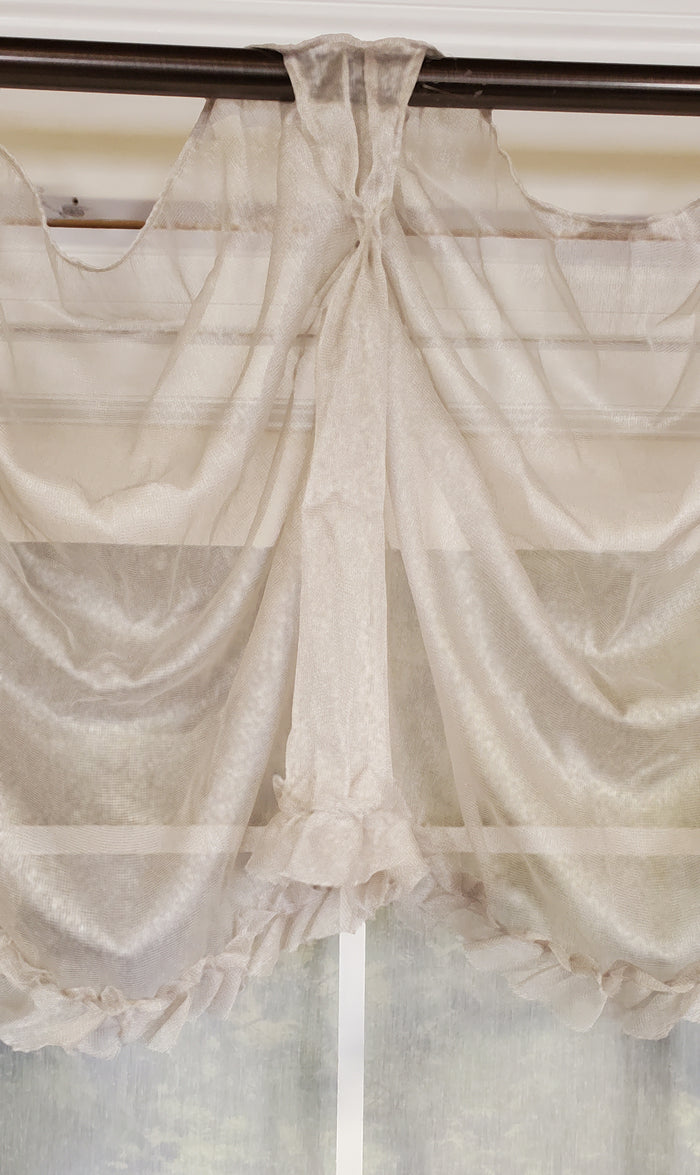 Shabby Chic Victory Swag Valance