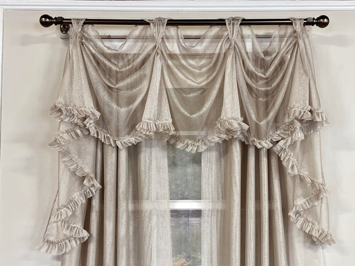 Shabby Chic Victory Swag Valance