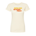 Shayna Steele - The Wilshire Project - Cream/Yellow/Orange Women's Cut Shirt