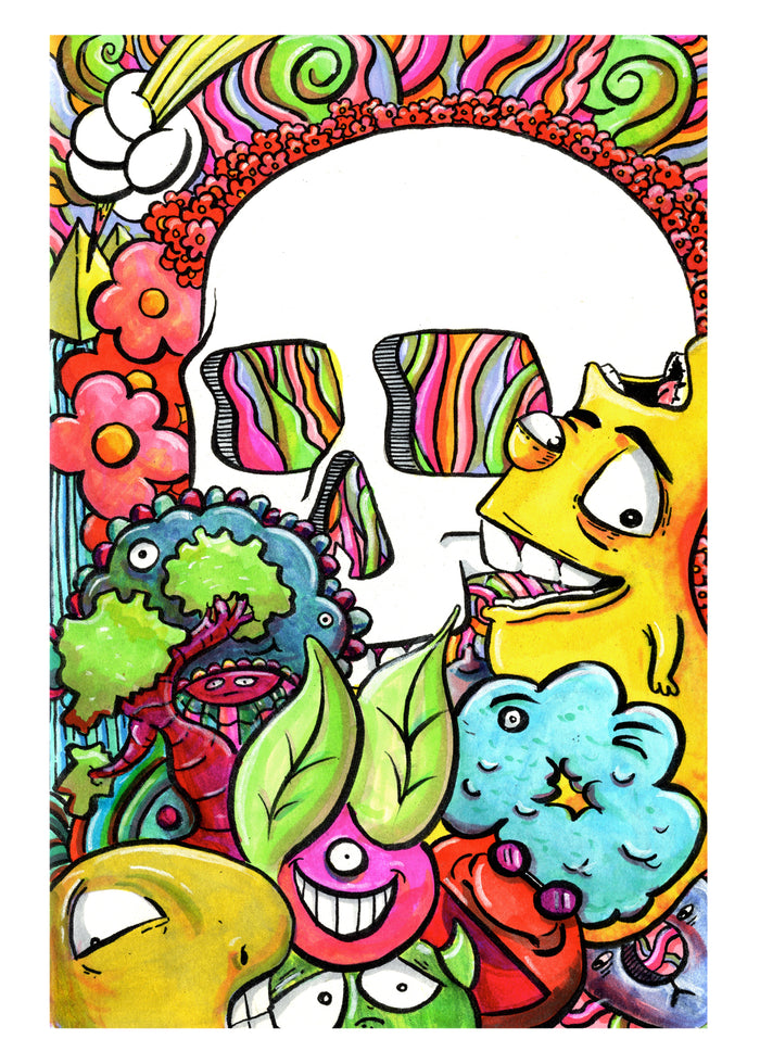 Skull Party PRINT
