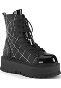 DEMONIA SLACKER-88 [Black] | BOOTS [PREORDER] - BOOTS - Front View