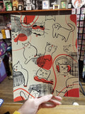 So Many Cats PRINT by JazMakes Studio