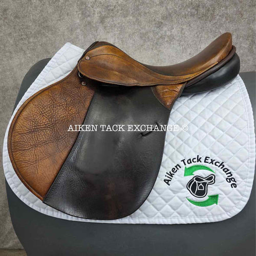 **SOLD** Courbette Lemetex Marschall Spezial All Purpose Saddle, 17" Seat, Medium Tree, Foam Panels