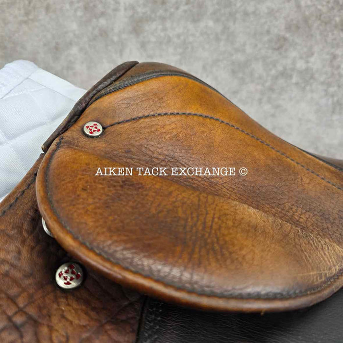 **SOLD** Courbette Lemetex Marschall Spezial All Purpose Saddle, 17" Seat, Medium Tree, Foam Panels