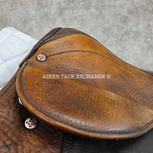 **SOLD** Courbette Lemetex Marschall Spezial All Purpose Saddle, 17" Seat, Medium Tree, Foam Panels
