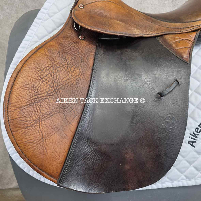 **SOLD** Courbette Lemetex Marschall Spezial All Purpose Saddle, 17" Seat, Medium Tree, Foam Panels