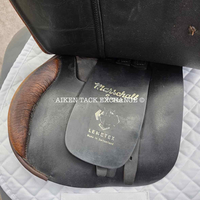 **SOLD** Courbette Lemetex Marschall Spezial All Purpose Saddle, 17" Seat, Medium Tree, Foam Panels