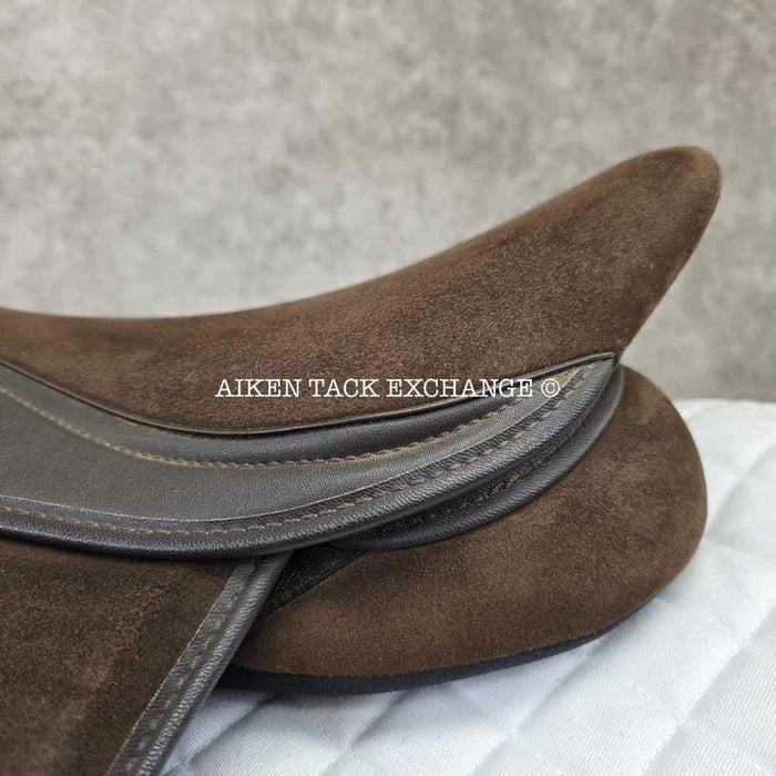 **SOLD** Thorowgood Synthetic All Purpose Saddle, 15.5" Seat, M/MW Tree, Wool Flocked Panels