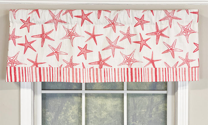 Starfish Straight Banded Valance