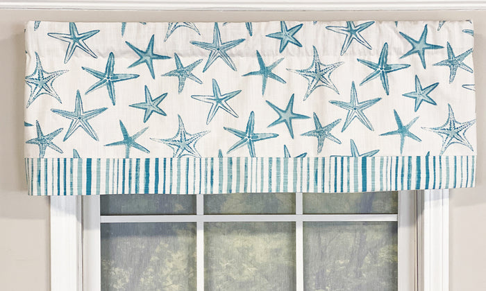 Starfish Straight Banded Valance