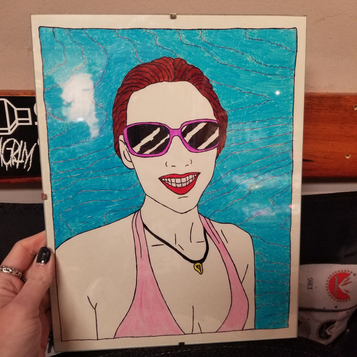 Sunglasses Original Framed ARTWORK