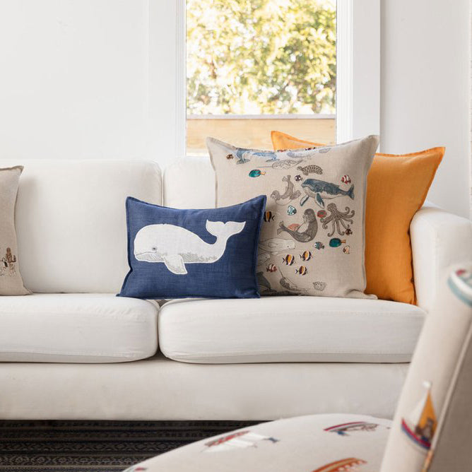 Swim Team Square Pillow