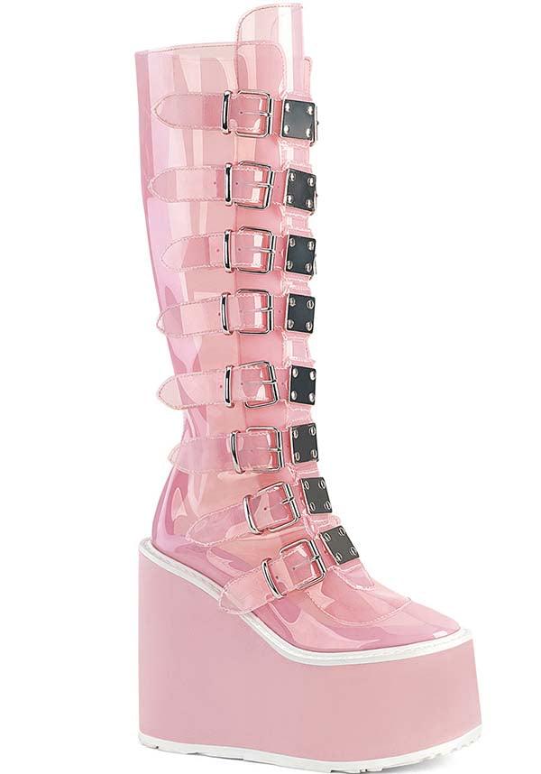 Demonia SWING-815C [Baby Pink TPU] - Front View
