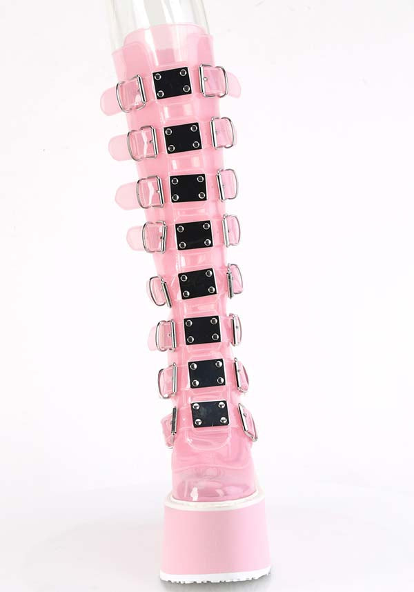 Demonia SWING-815C [Baby Pink TPU] - Back View