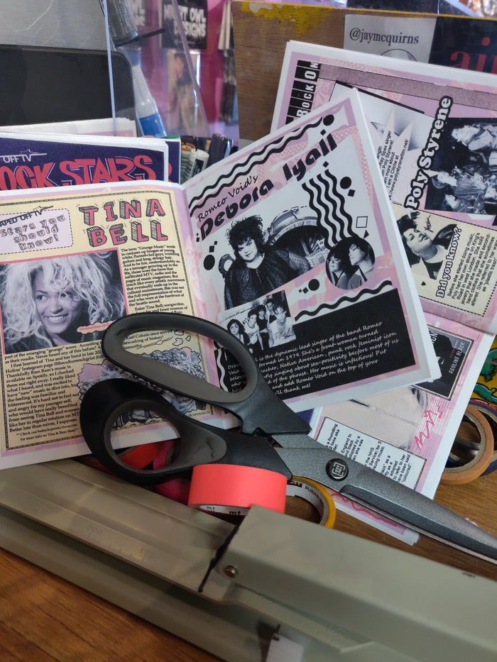 * Taped Off TV Rock Stars ZiNE : DIY Edition