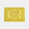 Thank You Yellow Arabesque Card